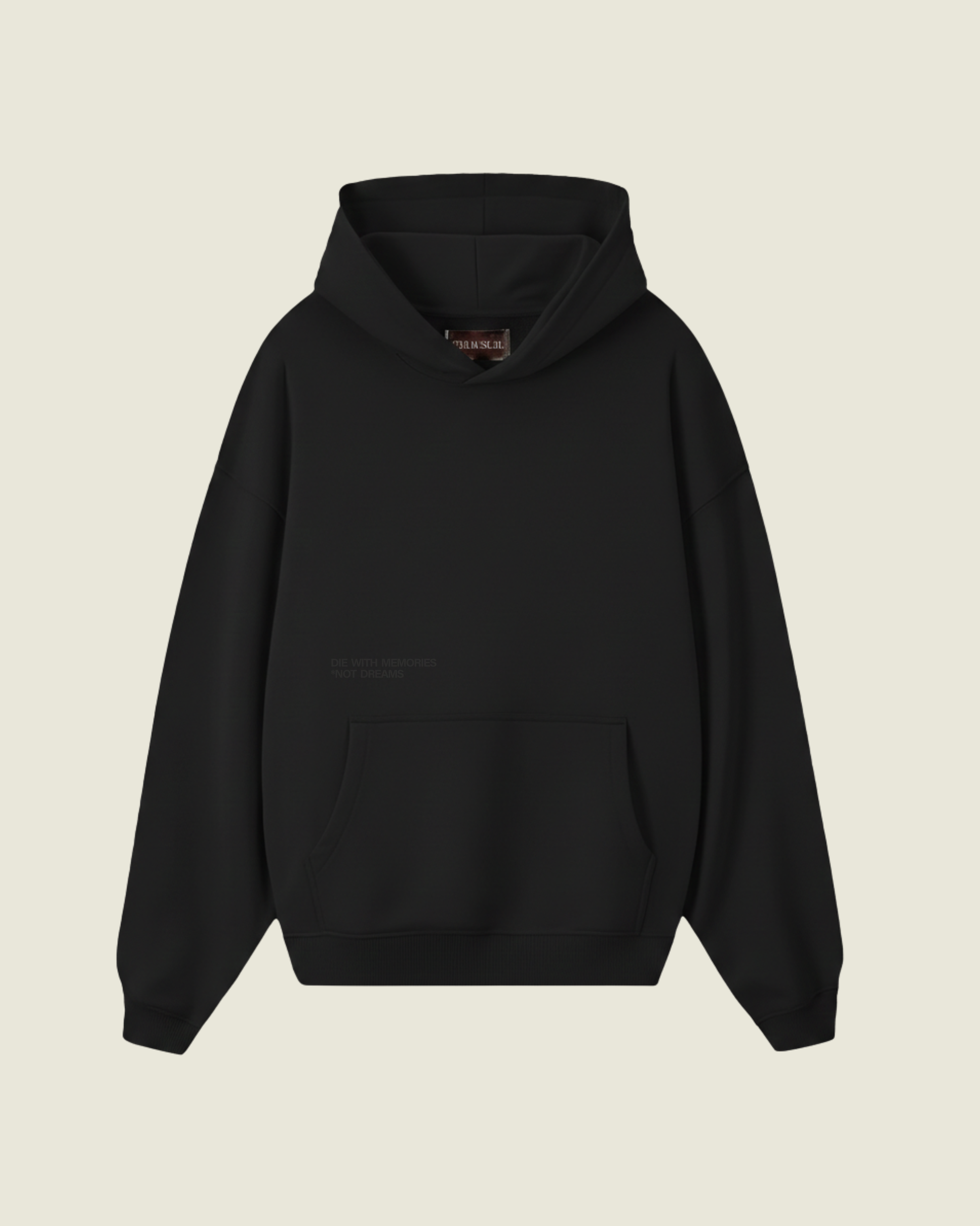 HOODIE WORLD IS YOURS ALL BLACK