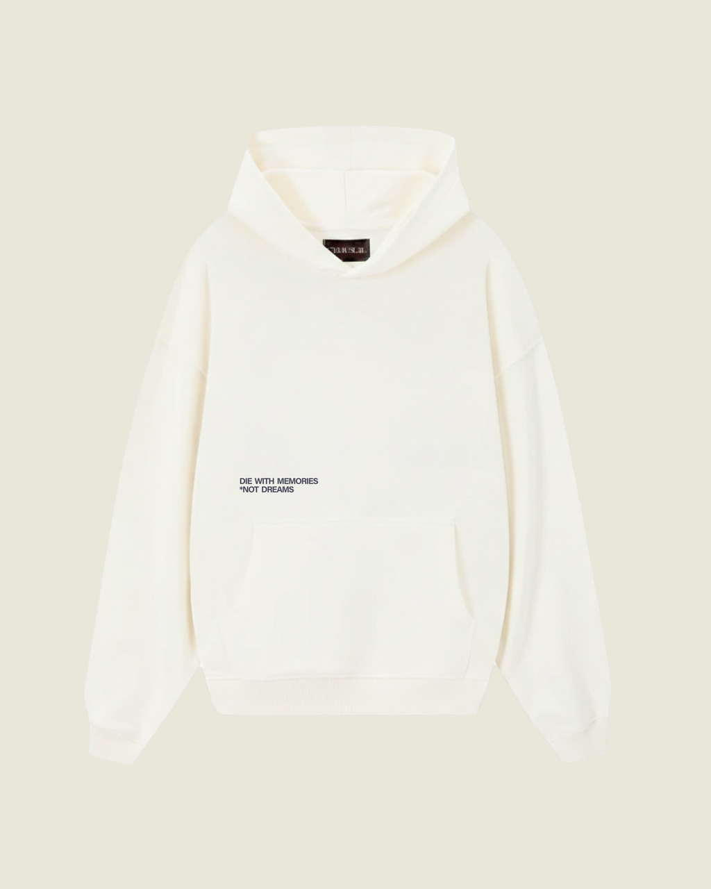 HOODIE WORLD IS YOURS WHITE AND BLUE