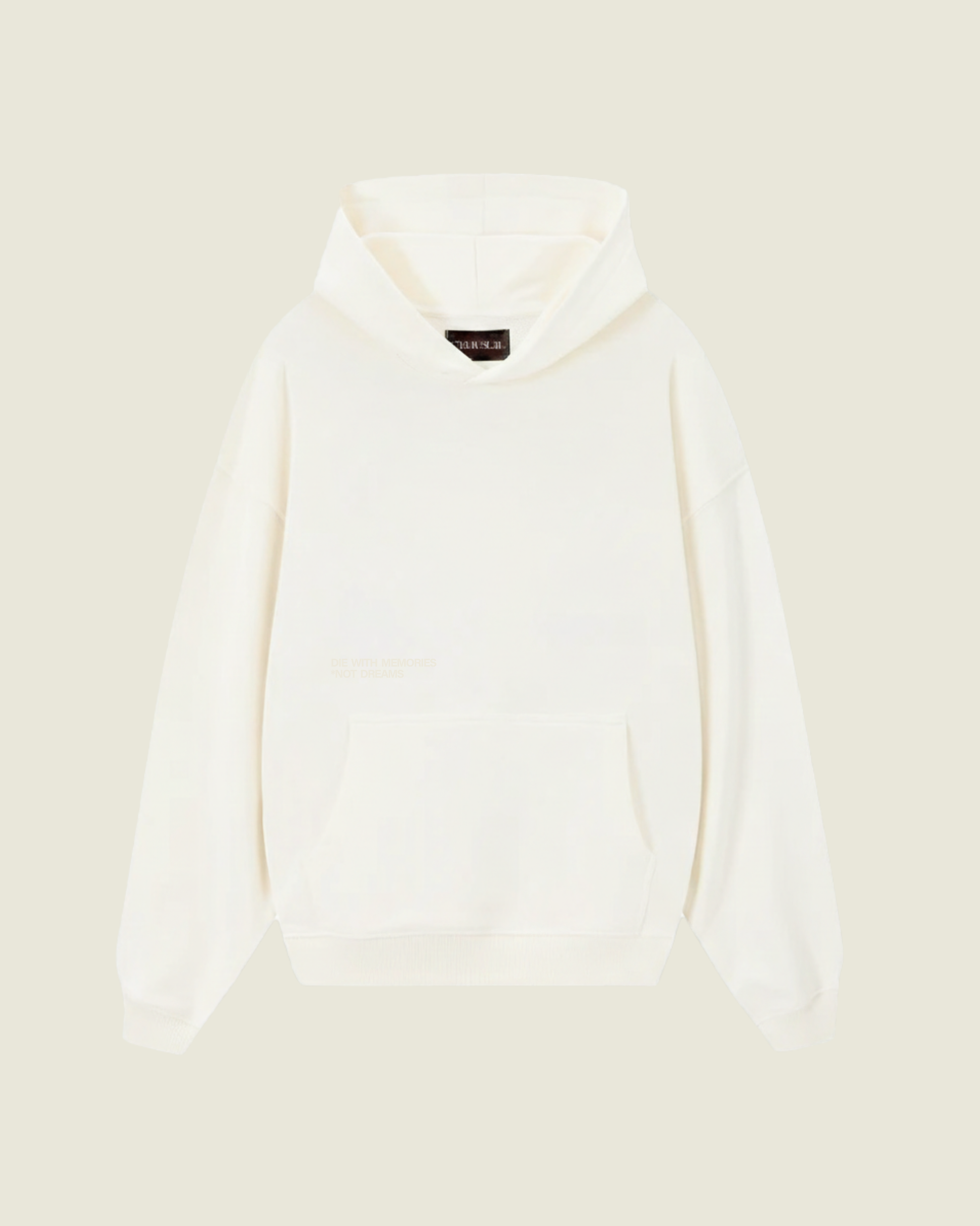 HOODIE WORLD IS YOURS ALL WHITE