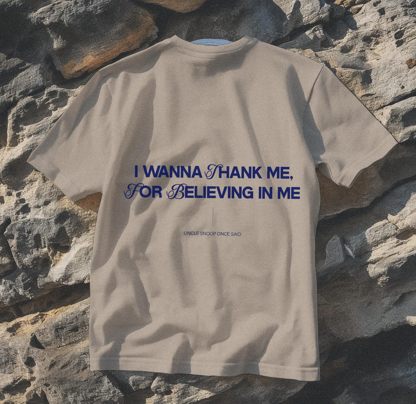 CAMISETA I WANNA THANK ME NUDE